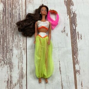 Vintage Barbie Mattel Costume Ball Genie Costume With 12” Doll 90s
